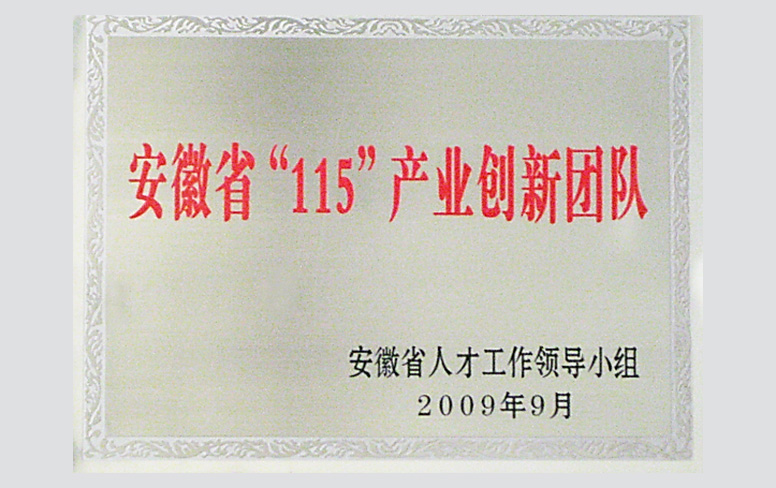 安徽省“115”產(chǎn)業(yè)創(chuàng)新團隊